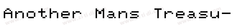 Another Mans Treasu字体转换